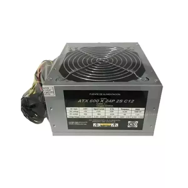  FUENTE ATX ACONCAWA 600W BOX